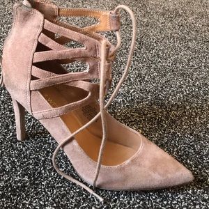 Nine west suede heels